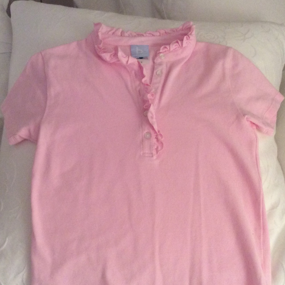 BELLA BLISS Girls Pink Polo Shirt